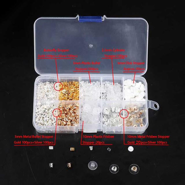 Fiasrel Jewelry Making Supplies Kit Horse Clip Clasp Lobster Clasp Open Jump Rings for DIY Jewelry Making Accessories