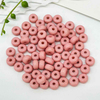 Fiasrel 50pcs Handmade Jewelry Accessories Solid Colored Acrylic Millet Loose Beads