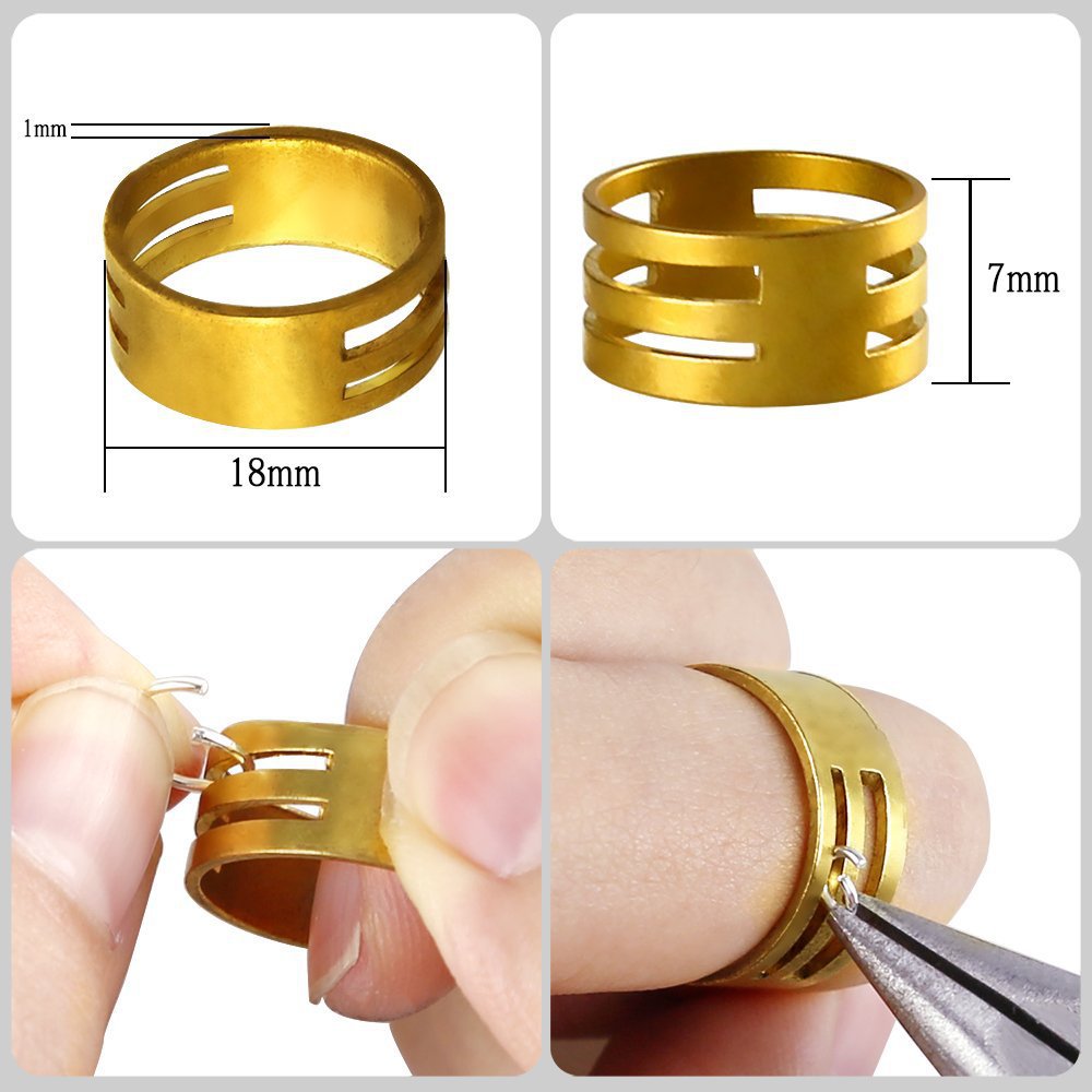 Fiasrel DIY Earrings Accessories Bead Pliers Kit Clip Buckle Lobster Clasp Open Jump Rings Earring Hook for Jewelry Making DIY Kit
