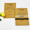 Fiasrel 20/50/100pcs Valentines Day Kraft Paper Hang Tags DIY Handmade Jewelry Display Package Cards