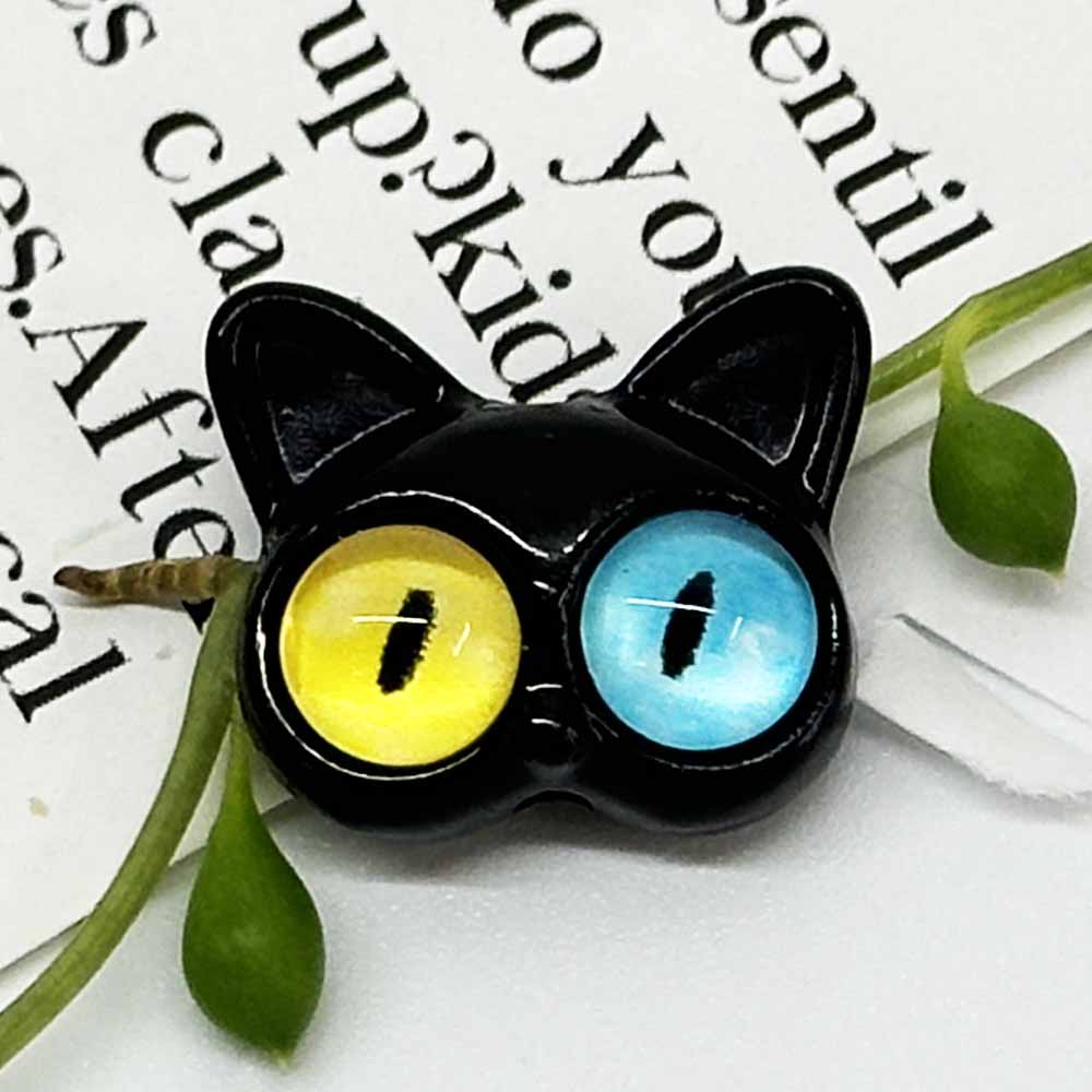 Fiasrel 10pcs Jewelery Personalised Fine Gifts Quirky Black Cat Beads