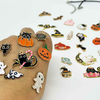 Fiasrel 10/20/30/40/100pcs Random Mix Halloween Charm Pendant Set - Ghost Wizard Pumpkin Bat Spider Pendants for DIY Jewelry Necklace Bracelet Making Jewelry DIY Supplies