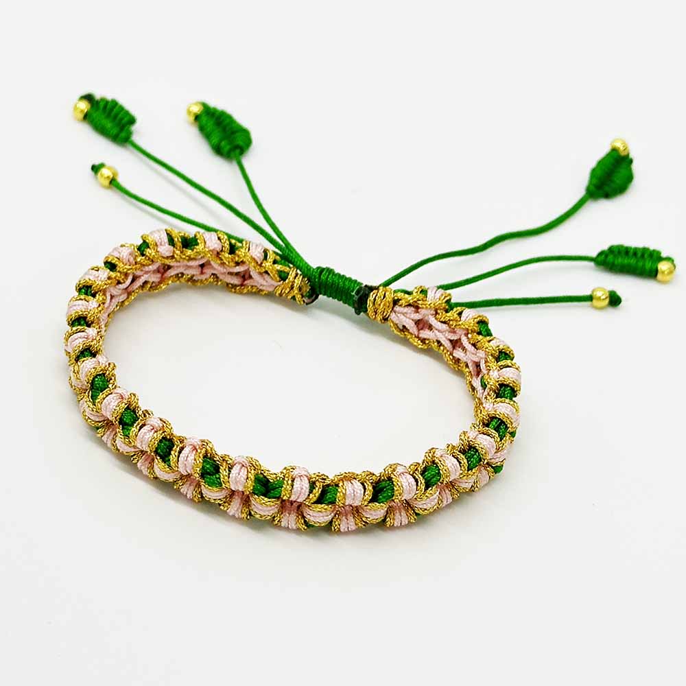 Fiasrel Handmade String Wrap Adjustable Bracelets Friendship Braided Rope Bracelets