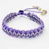 Fiasrel Fashion Jewelry Bracelets Wax Cord Hand Woven Adjustable Bracelets for Girls