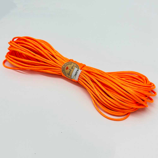 Fiasrel 20 Yards/lot 1.5/2.0/2.5mm Satin Nylon Cord Thread Chinese Knotting Silky Macrame Braided Rope For DIY Tassels Beading Bracelets Necklace Jewelry Making Home Decor Crafts