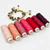 Fiasrel 1set 7pcs 0.55mm Waxed Polyester Cord Set DIY Leather Sewing Thread for Jewelry Making