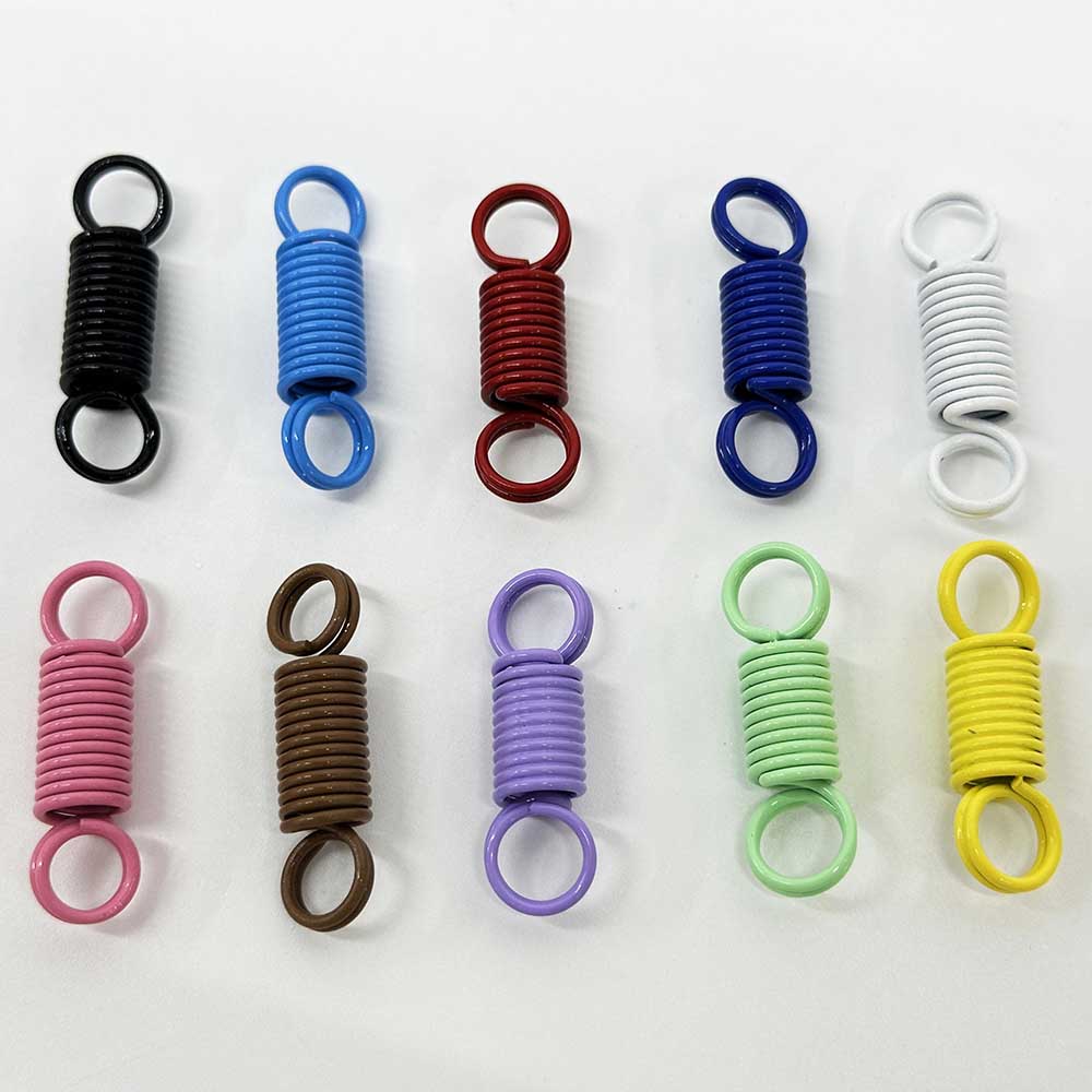 Fiasrel 10/20/50pcs Multifunctional Decorative Buckle DIY Keyring Connection Buckle Double Coil Spring Jewelry Accessories