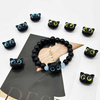 Fiasrel 10pcs Cute Kitten Beads Resin Cute Cat Pattern Beads for DIY Jewelry Making DIY Bracelet Necklace Accessories