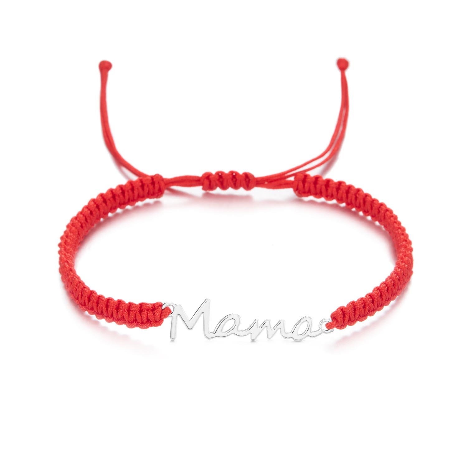 Fiasrel Letters Rope Adjustable Charm Making Bracelet