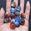 Fiasrel 16MM Resin Eye color Round Beads Loose Hand Beaded Handmade Diy Bracelet Necklace Accessor