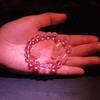 Fiasrel Rose Quartz Heart Sutra Barrel Beads - Guanyin Bodhisattva Loose Beads for Red String Bracelet DIY Engraved Scripture Jewelry Components