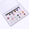 Fiasrel 24 Specimens of Natural Crystal Agate & Semi-Precious Stones - Polished Mineral Rocks for Geological Education