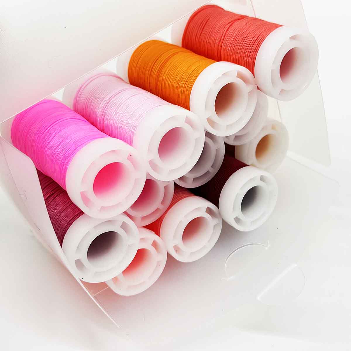 Fiasrel No.72 0.8mm 12rolls/set Pink Series DIY Jewelry Bracelet Accessories Jade Jewelry Thread String