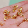 Fiasrel 100pcs 14K Plated Brass Ball Chain Jewelry Connector