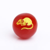 fiasrel Chinese Zodiac Lucky Beads Gold Foil Red Agate Birth Year Protection Beads Spiritual Jewelry Making Supplies Feng Shui Mala Beads for DIY Craft