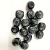 fiasrel 1bundle 12×12mm Resin Barrel Beads with Wide Straight Hole DIY Bracelet Making Meditation Beads
