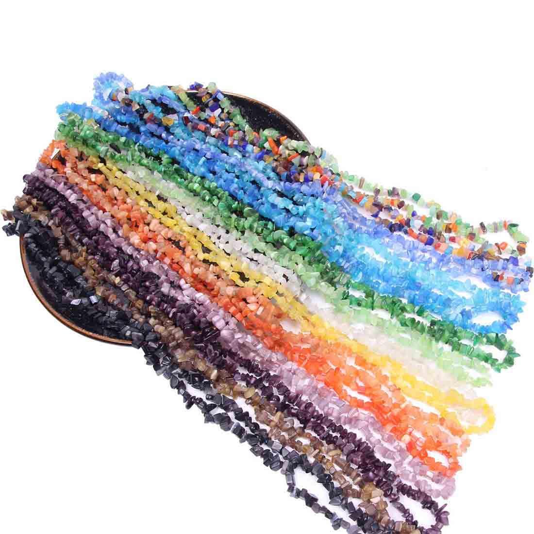 fiasrel 1bundle Natural seven-color diy beaded accessories