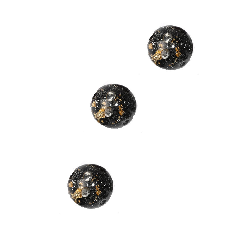 fiasrel 1bundle Vintage-style Beach Themed Zircon & Colored Diamond Sand Beads - Half Clear Half Glitter Resin DIY Pendant 