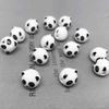 fiasrel 1bundle Hand-Painted Panda Ceramic Bead Collection Artistic Loose Beads for Creative Jewelry Weaving & DIY Accessory Design