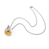 fiasrel 1bundle 25mm DIY Charm Necklace - Castle, Star, Bird Beads with Heishi & Pendant