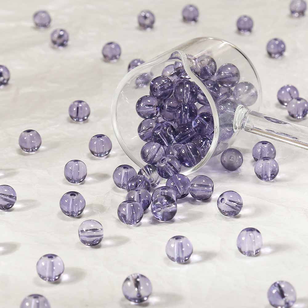 fiasrel 1bundle 8mm Floral-Explosion Glass Beads Handmade DIY Bracelet Beads & Jewelry Supplies
