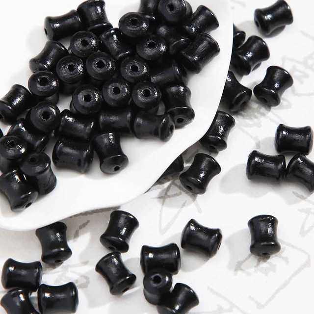fiasrel 1bundle Versatile Vintage Chinese-Style Wood Beads – DIY Handmade Spacer Beads for Bracelet, Necklace & Jewelry Crafting