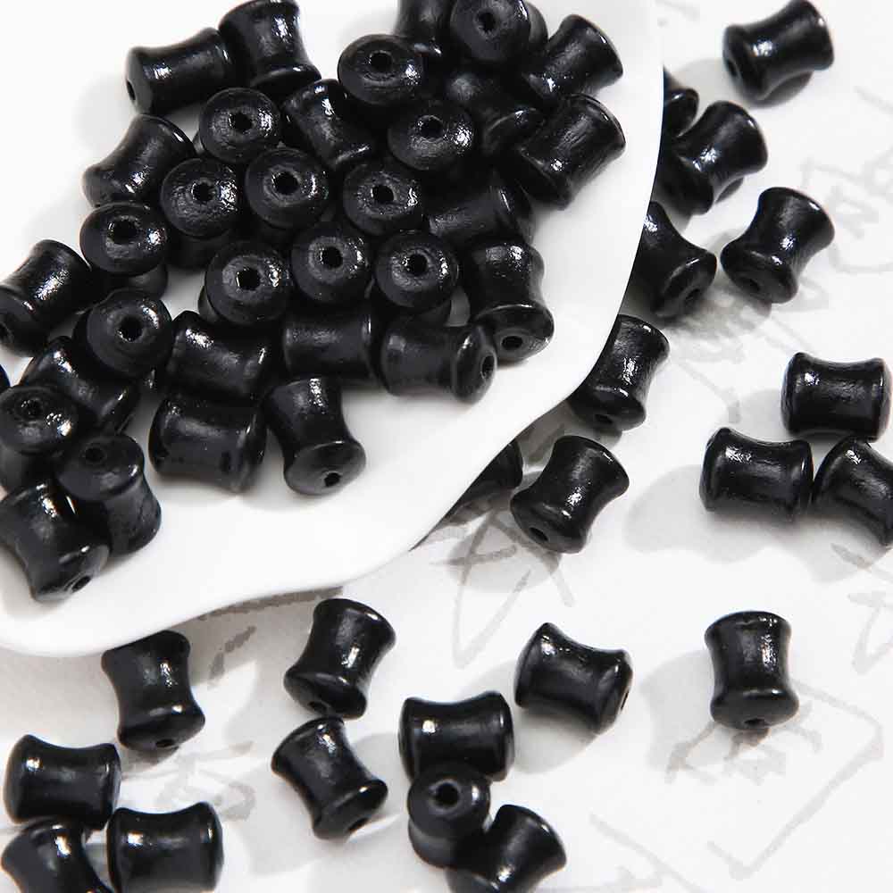 fiasrel 1bundle Versatile Vintage Chinese-Style Wood Beads – DIY Handmade Spacer Beads for Bracelet, Necklace & Jewelry Crafting