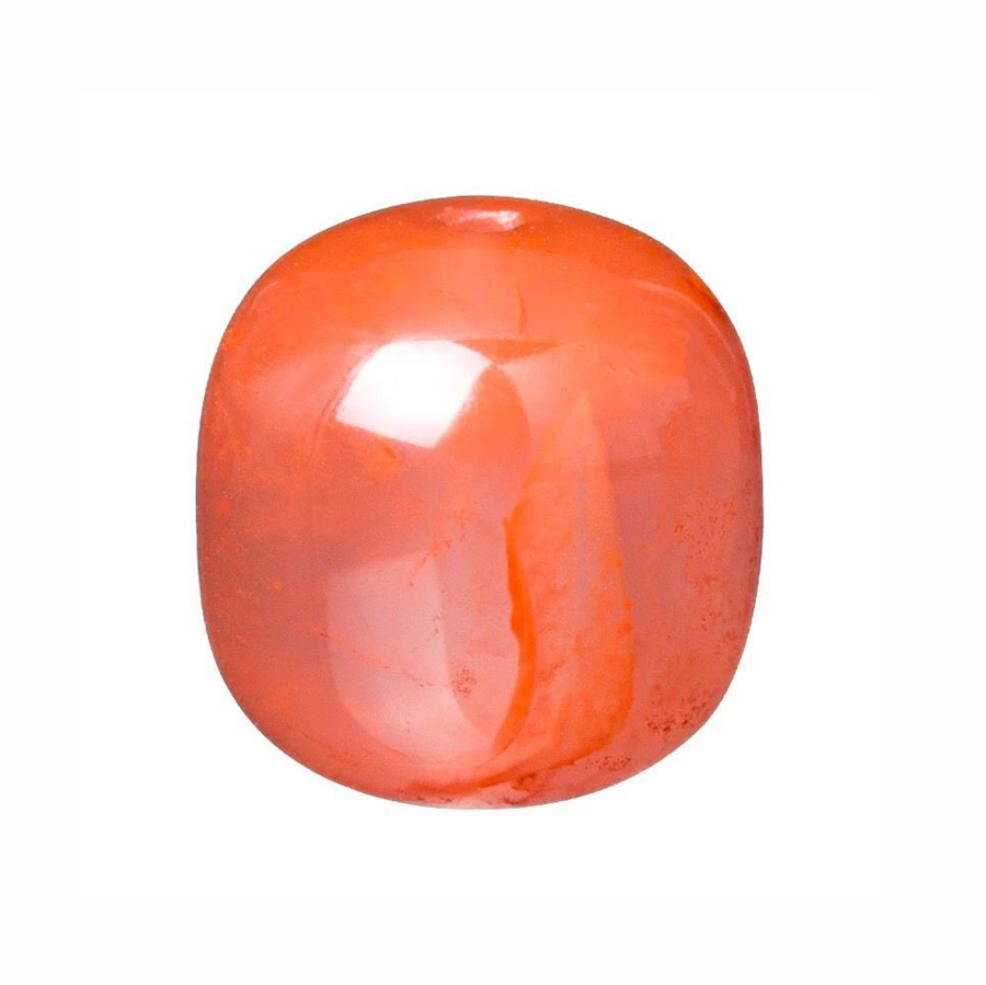fiasrel Natural Raw Ice-Flowing Southern Red Agate Old-Cut Beads – Barrel-Shaped Multi-Gem Beads for Bracelets
