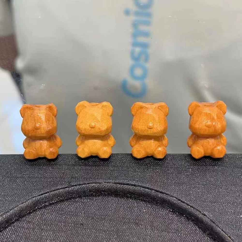 Fiasrel Sandalwood carved bear accessories