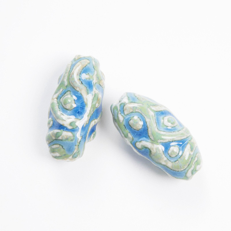 Fiasrel Ceramic eye stone beads