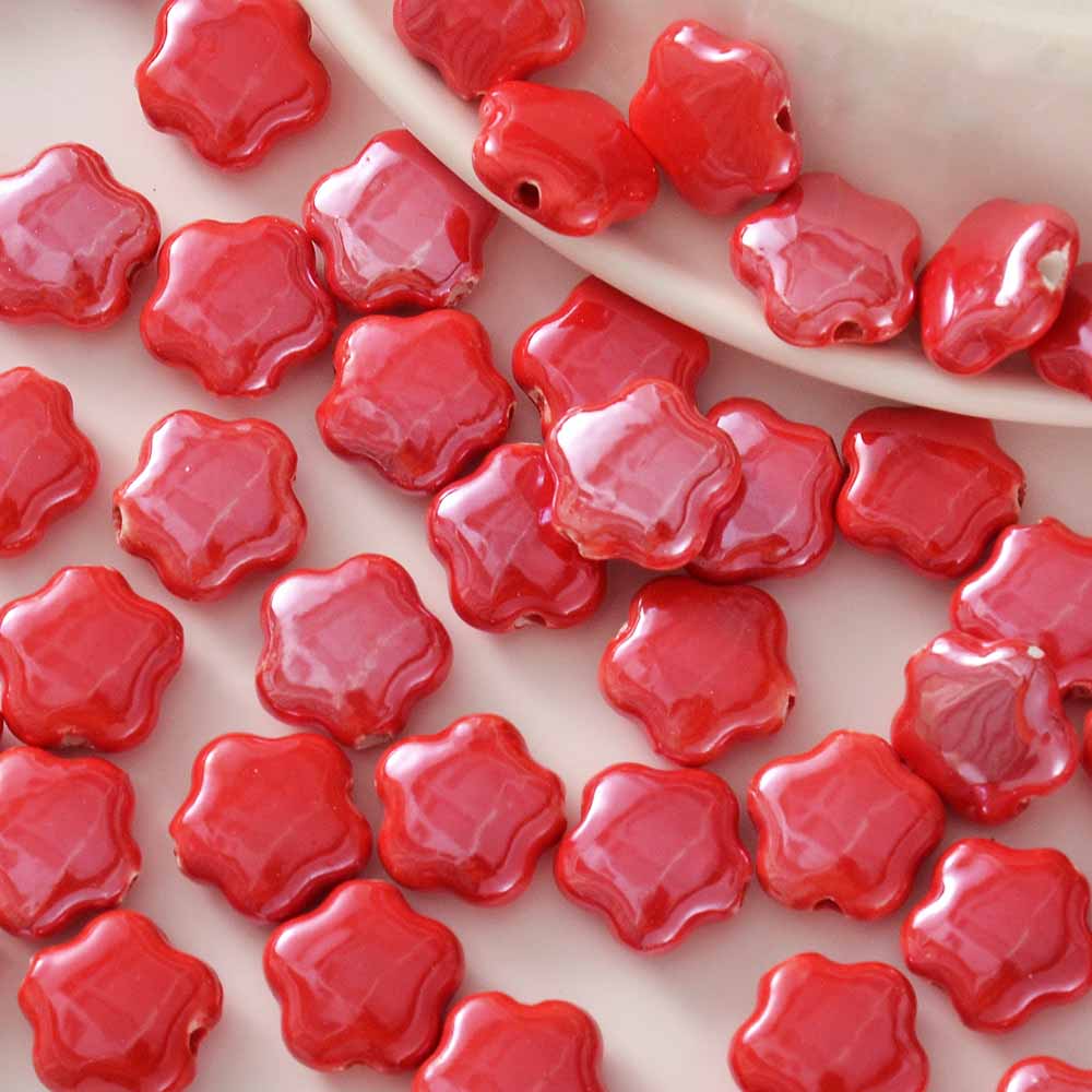 Fiasrel diy cartoon star ceramic beads