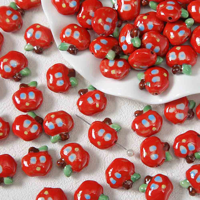Fiasrel diy hand-painted ceramic bead jewelry
