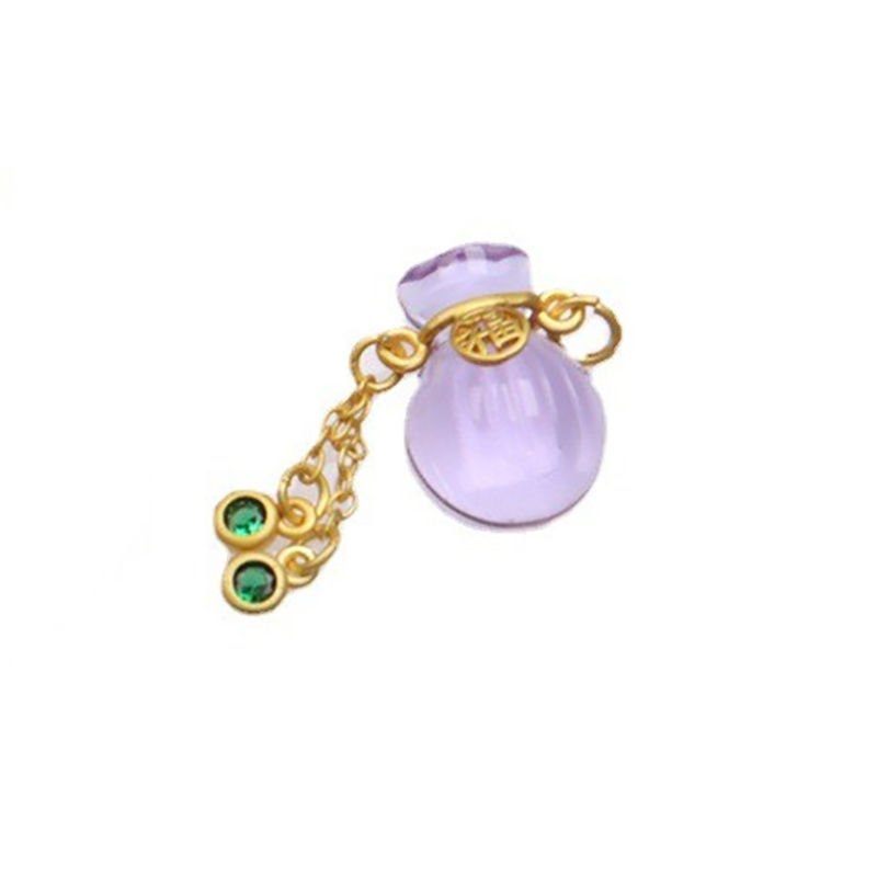Fiasrel diy Lucky bag jade Drop Pendant