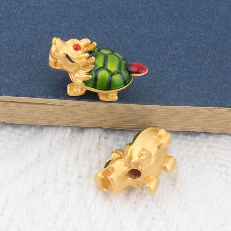 Fiasrel diy Dragon Turtle Drop Pendant