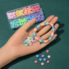 Fiasrel Boxed mixed-color candy soft clay beads