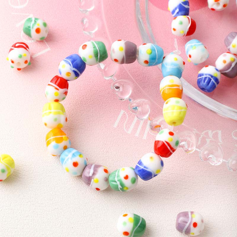 Fiasrel Cake glass beads