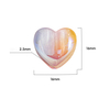 Fiasrel Dunhuang heart-shaped colored beads