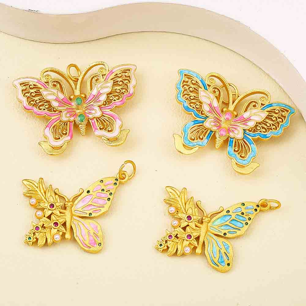 Fiasrel Floating light little butterfly Drop Pendant