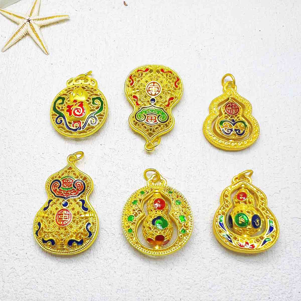 Fiasrel Hollow gourd pendant Drop Pendant