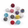 Fiasrel 10pcs Fully drilled clay balls DIY Shamballa Beads