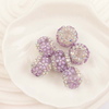 Fiasrel 50pcs Studded with hydrangeas DIY Shamballa Beads