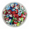 Fiasrel 10mm Mixed-color festival diy soft clay beads