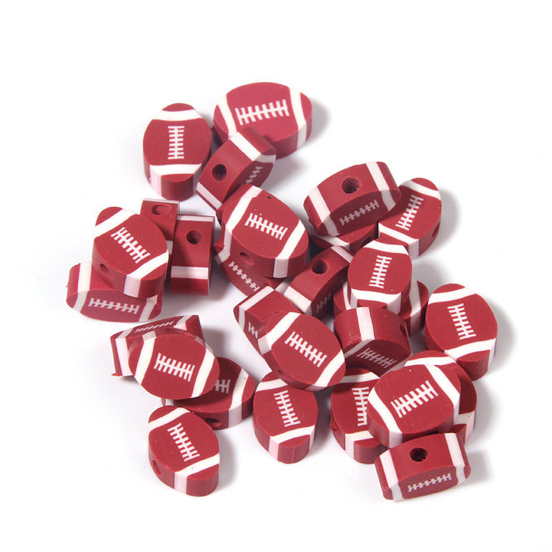 Fiasrel 50pcs diy soft clay beads for balls