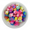 Fiasrel 10mm Mixed-color starry sky diy soft clay beads