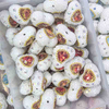 Fiasrel 5pcs Clay heart-shaped drill DIY Shamballa Beads