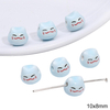 Fiasrel Blue animal ceramic beads