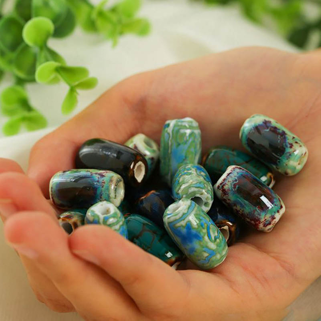 Fiasrel diy bucket beads, round beads and ceramic beads