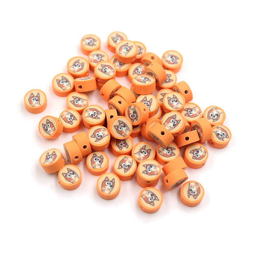 Fiasrel 1000pcs Children's diy cartoon puppy soft clay beads