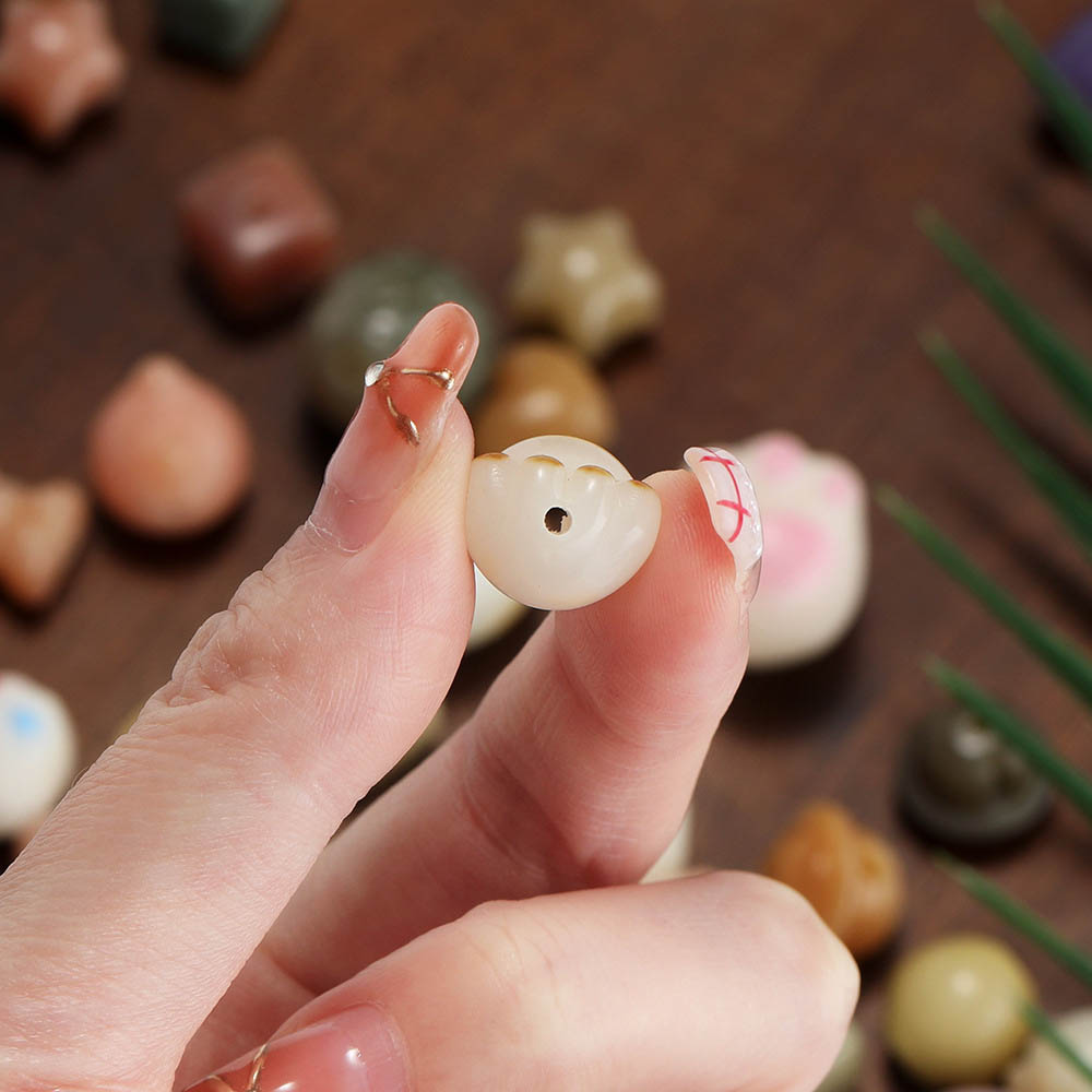 Fiasrel diy handmade jewelry with irregular-shaped beads