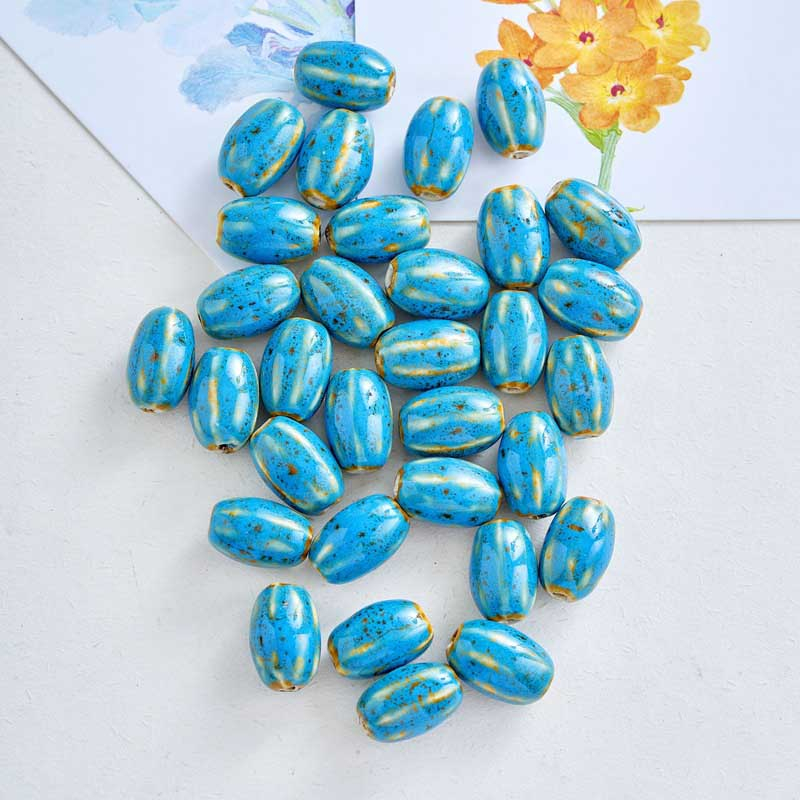 Fiasrel Watermelon beads, ceramic beads